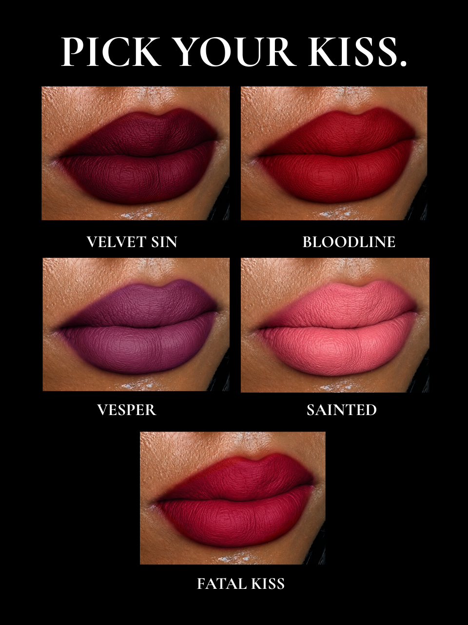 BLUESNO Smudge-Resistant Matte Lipstick