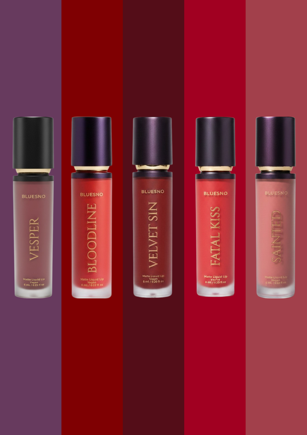 BLUESNO Smudge-Resistant Matte Lipstick